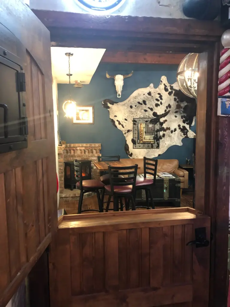 View from outside of Last Call: private events room at Swallow's Inn